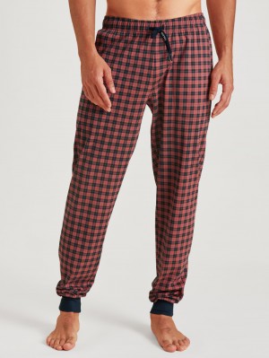 Pigiami Uomo Calida Rmx Sleep Time Off Pants Rosse | 3709-WHLYS