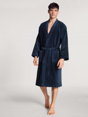 Pyjama Bambino Calida After Shower Bathrobe Blu Scuro | 9045-MZSLW