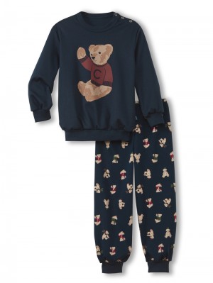 Pyjama Bambino Calida Family & Friends Pyjama With Cuff Corallo | 9826-HTLVC