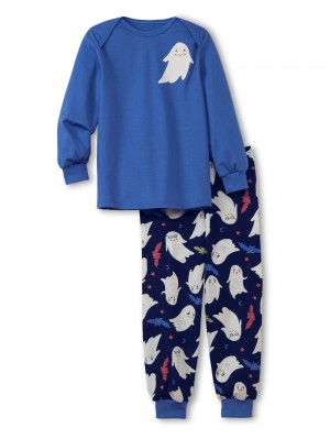 Pyjama Bambino Calida Toddlers Ghost Pyjama With Cuff Corallo | 4087-FPDVT