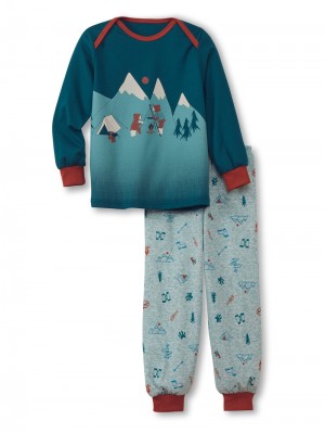 Pyjama Bambino Calida Toddlers Scout Pyjama With Cuff Corallo | 3925-SQYWO