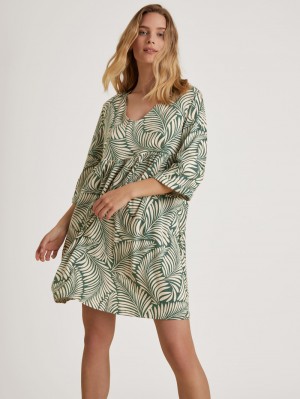 Summer Oufits Donna Calida Favourites Healing Sleepshirt, Length 90cm Quill Crème | 6915-VLNRU