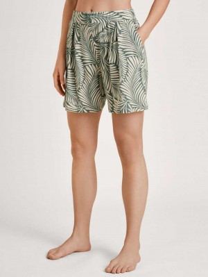 Summer Oufits Donna Calida Favourites Healing Shorts Quill Crème | 8614-PNWLU