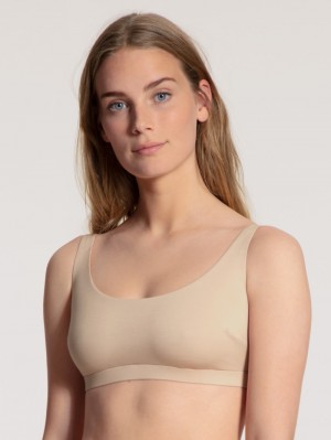 Yoga Donna Calida Natural Skin Bustier, Cradle To Cradle Certified® Rosa | 8670-AFWVC