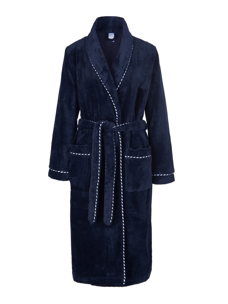 Bathrobes Donna Calida Cosy Shower Bathrobe Corallo Blu | 4069-MUFST