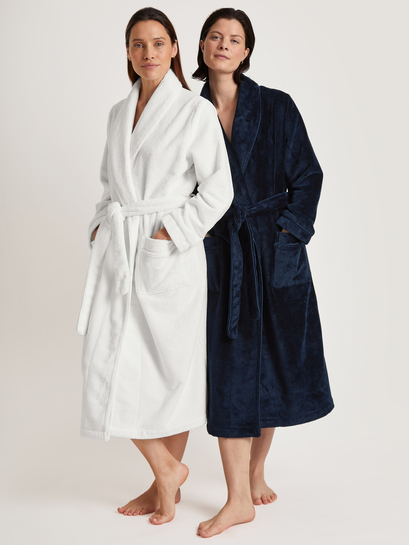 Bathrobes Donna Calida Cosy Shower Bathrobe Corallo Blu | 7138-XQLAY