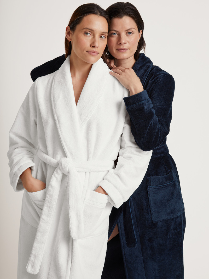 Bathrobes Donna Calida Cosy Shower Bathrobe Corallo Blu | 7138-XQLAY