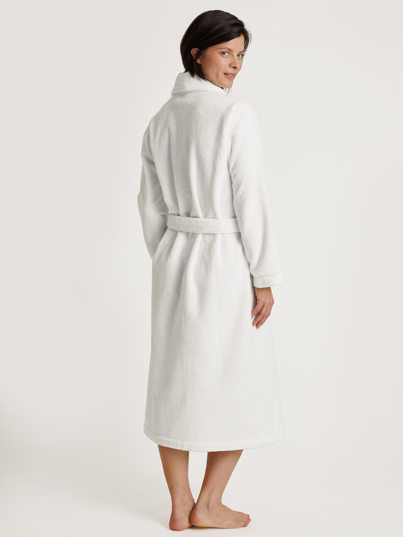 Bathrobes Donna Calida Cosy Shower Bathrobe Bianche | 8627-INTVQ