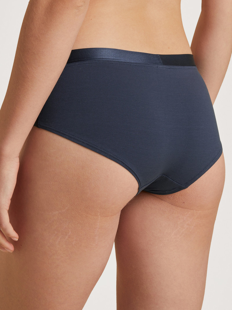 Biancheria Intima Donna Calida Cate Panty, Low Cut Blu Scuro | 4803-ZREIK