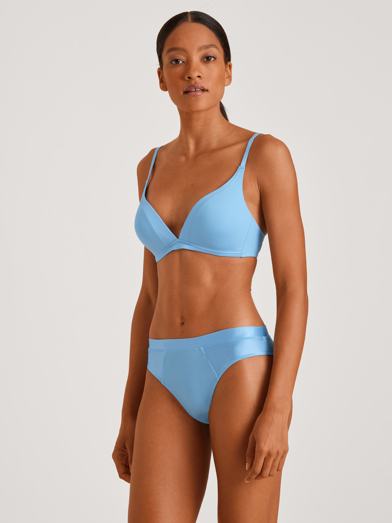 Biancheria Intima Donna Calida Cate Triangle Bra With Padding Blu | 5469-JICKU