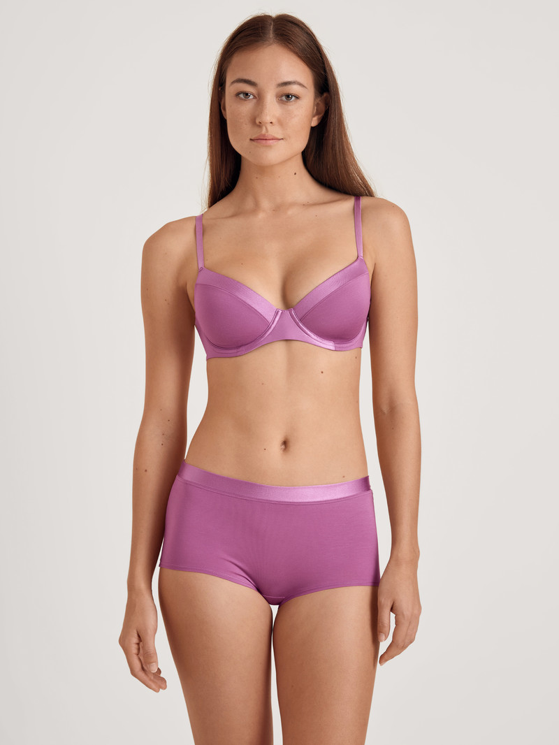 Biancheria Intima Donna Calida Cate T-shirt Bra Mulberry Mauve | 1592-JLEVP