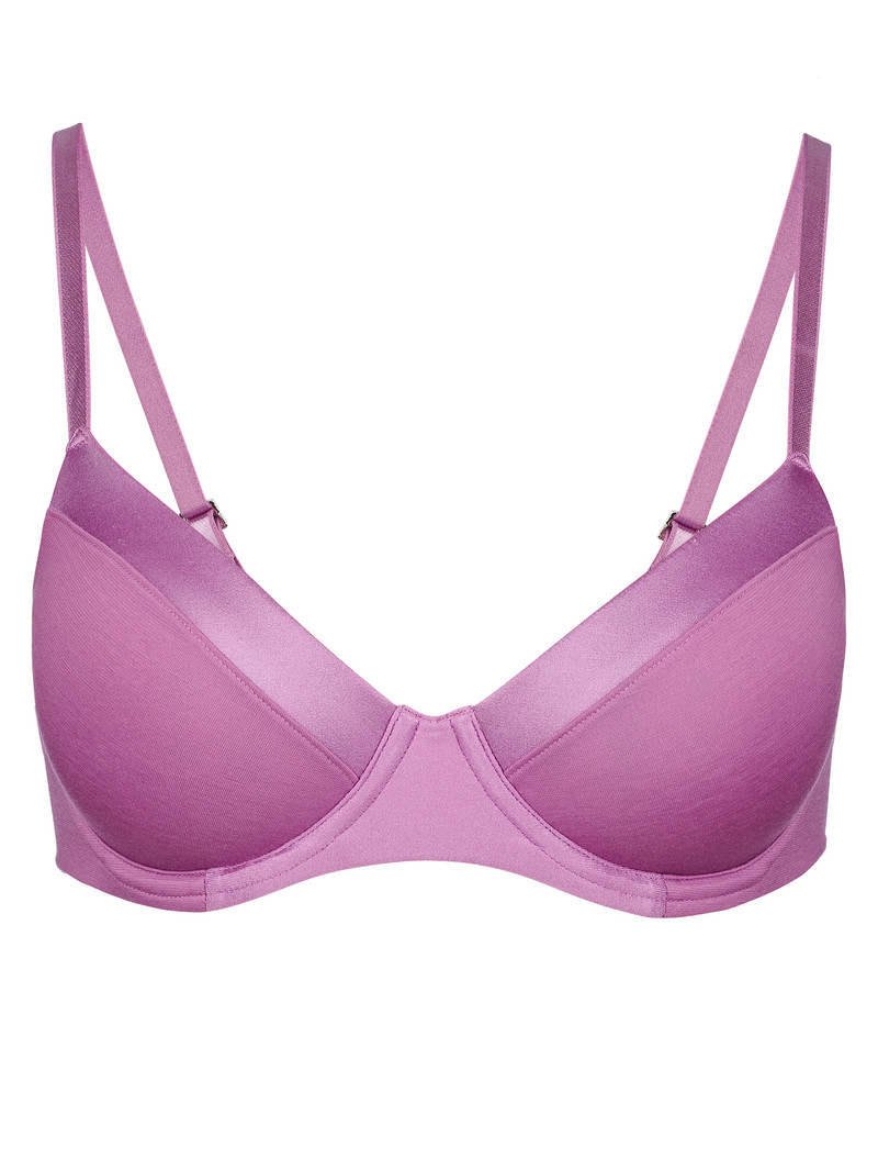 Biancheria Intima Donna Calida Cate T-shirt Bra Mulberry Mauve | 1592-JLEVP