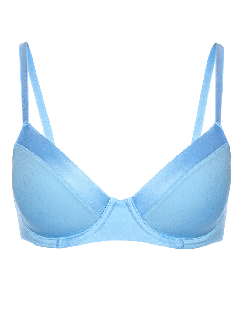 Biancheria Intima Donna Calida Cate T-shirt Bra Blu | 1960-NTOPH