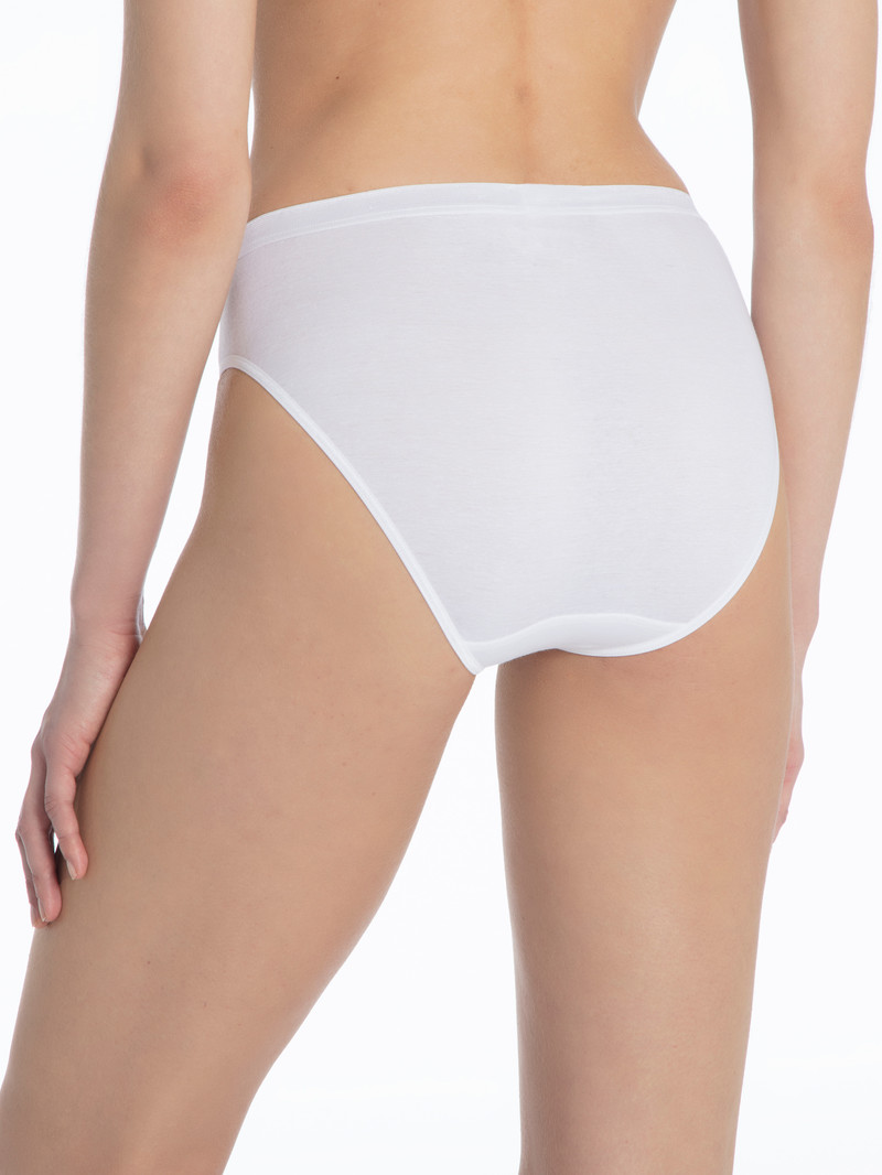 Biancheria Intima Donna Calida Classic Light Mini Brief 2pk Bianche | 0514-RCBQJ