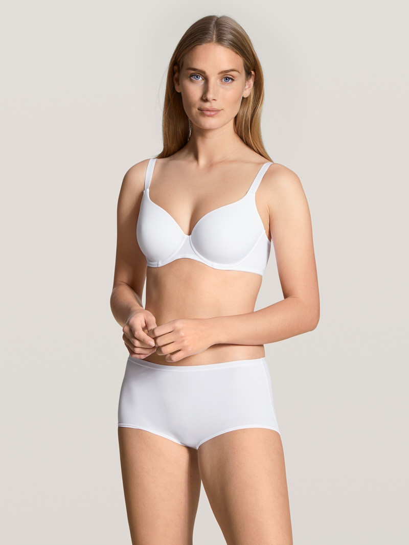 Biancheria Intima Donna Calida Eco Sense Bra With Underwiring Weiss | 7628-PBNYI