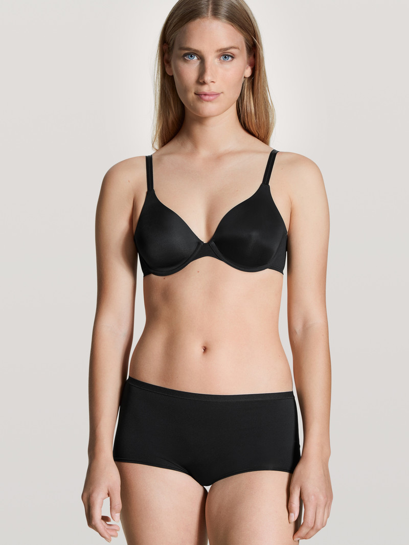 Biancheria Intima Donna Calida Eco Sense Panty Schwarz | 3945-OCXKF