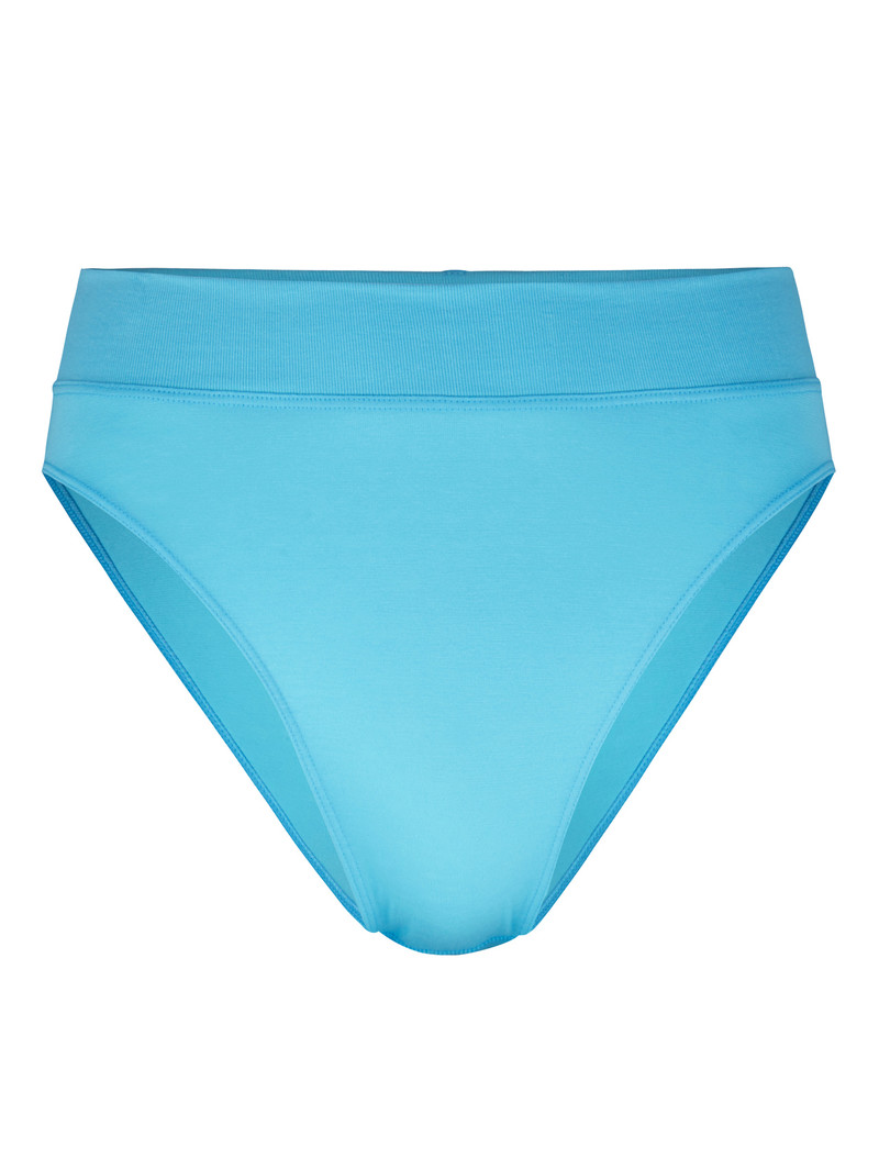 Biancheria Intima Donna Calida Elastic Duopack Brief Soft Waistband, High Waist Blu | 2961-PURDG