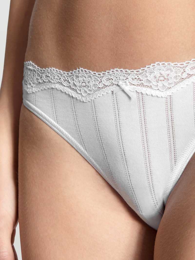 Biancheria Intima Donna Calida Etude Toujours Brief, Low Cut Weiss | 5409-VCDNZ