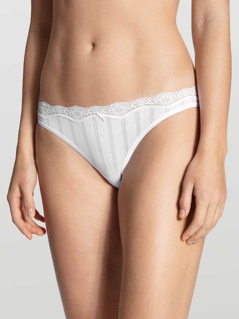 Biancheria Intima Donna Calida Etude Toujours Brief, Low Cut Weiss | 5409-VCDNZ