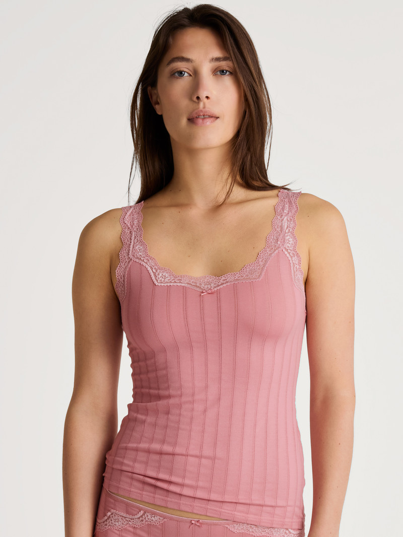 Biancheria Intima Donna Calida Etude Toujours Tank Top Fiori | 6514-FHKTN