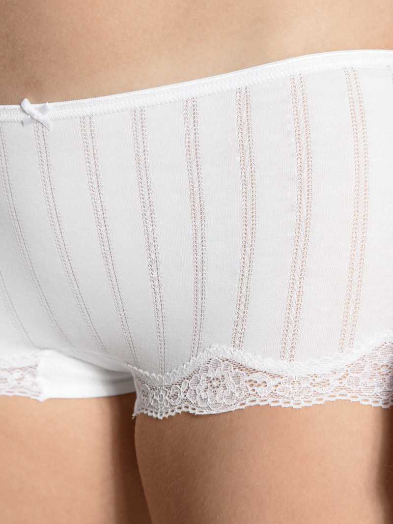 Biancheria Intima Donna Calida Etude Toujours Panty, Low Cut Weiss | 1672-SOFDG