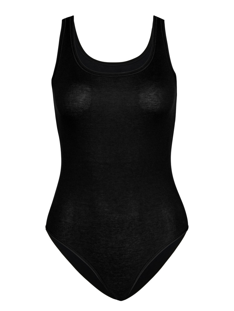 Biancheria Intima Donna Calida Iconics Bodysuit Without Opening Schwarz | 0732-FMVTA