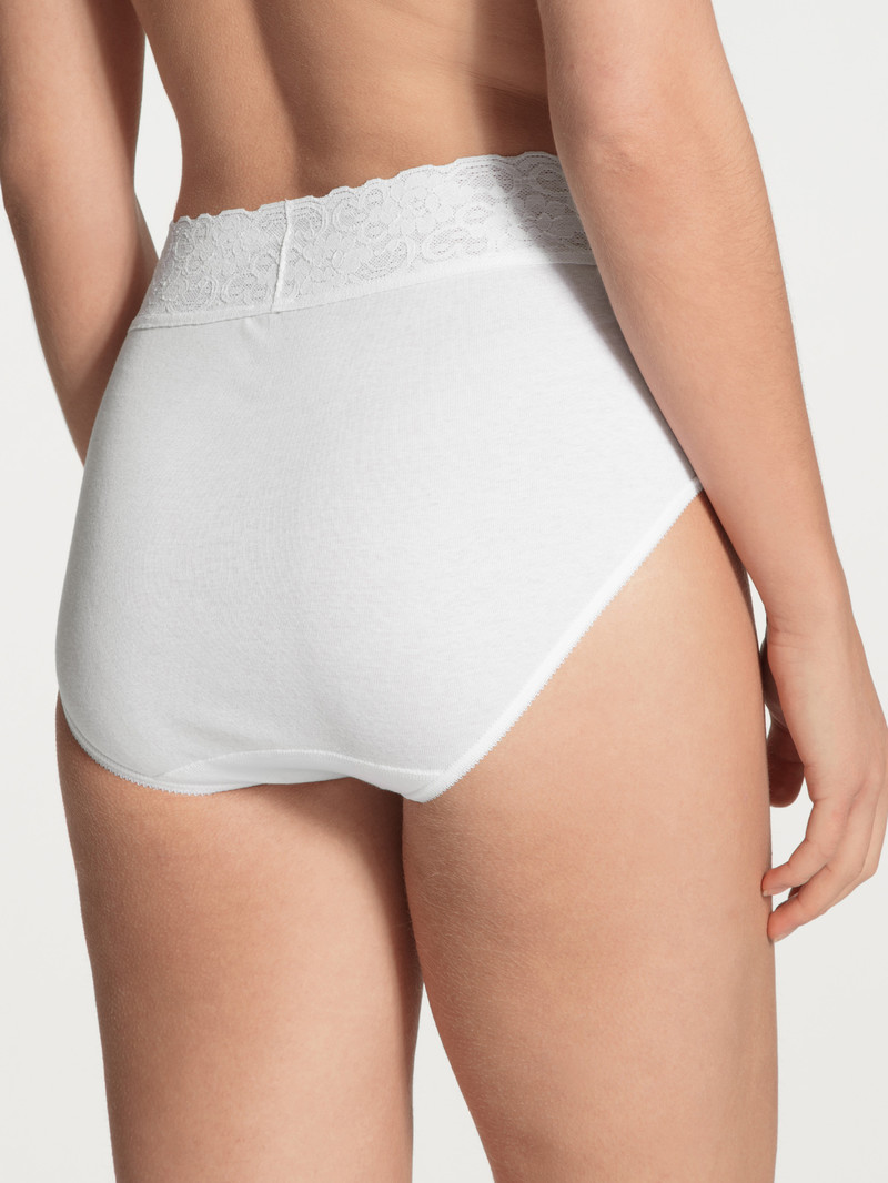 Biancheria Intima Donna Calida Iconics Midi-brief, 2er-pack Weiss | 3954-NQLBY