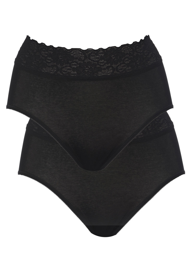 Biancheria Intima Donna Calida Iconics Midi-brief, 2er-pack Schwarz | 9721-JTIFM