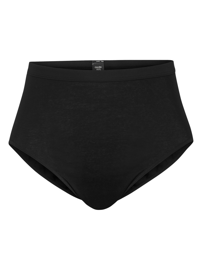 Biancheria Intima Donna Calida Light Midi Brief Schwarz | 9042-XCAPU