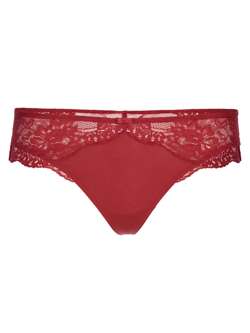 Biancheria Intima Donna Calida Modal Sense String Rosse | 7802-DHGUN