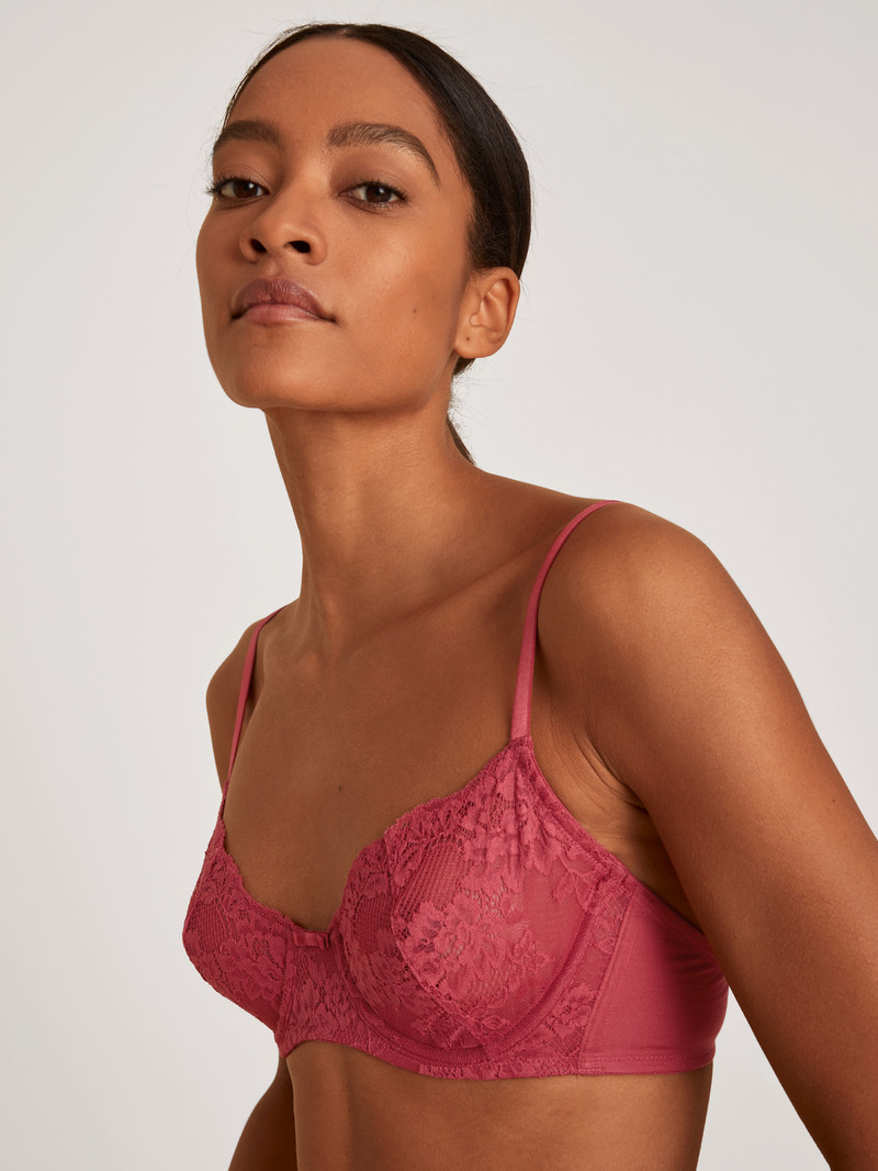 Biancheria Intima Donna Calida Modal Sense Underwired Bra Rosse | 8976-NJBGD