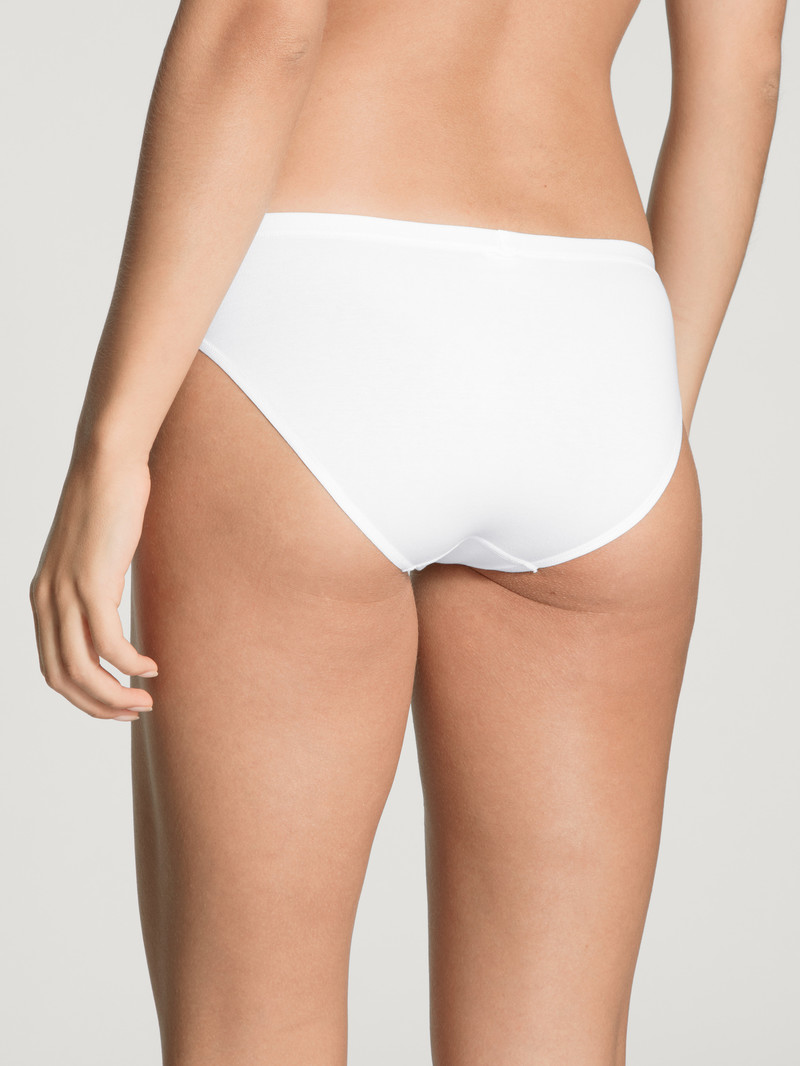 Biancheria Intima Donna Calida Natural Comfort Brief Weiss | 2569-VXPEQ