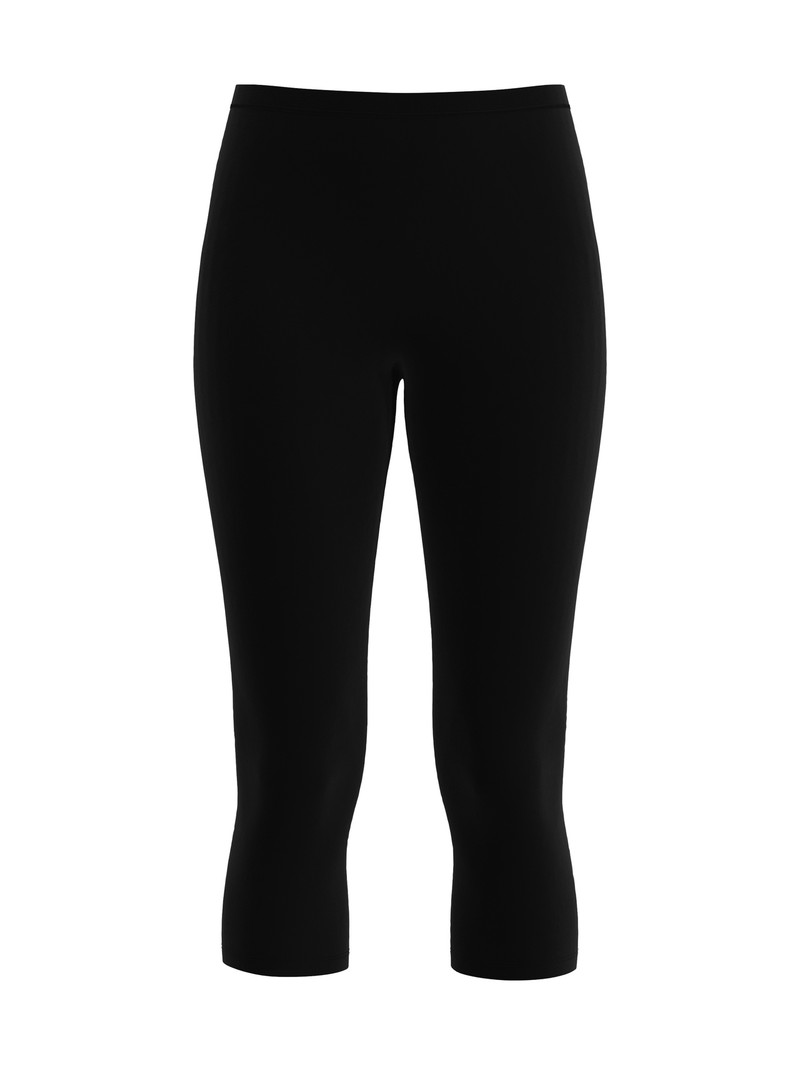 Biancheria Intima Donna Calida Natural Comfort 3/4 Leggings Schwarz | 0871-EBJXV