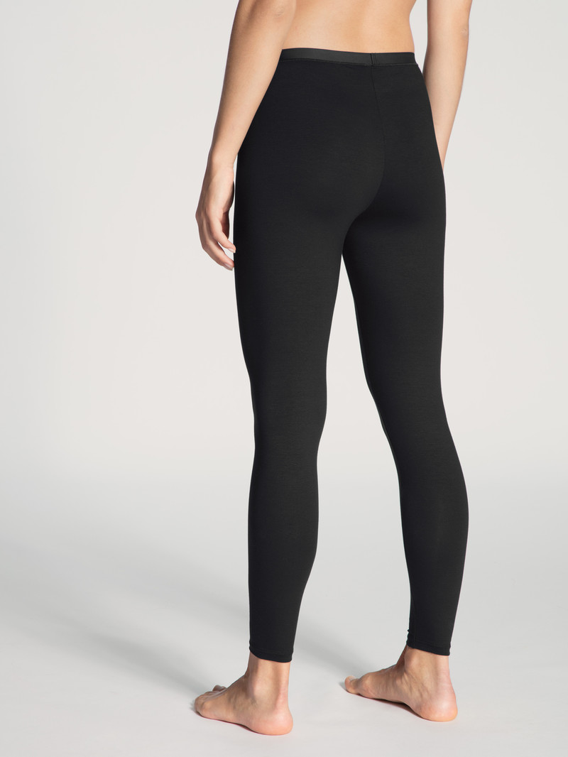 Biancheria Intima Donna Calida Natural Comfort Leggings Schwarz | 6783-YSLDA