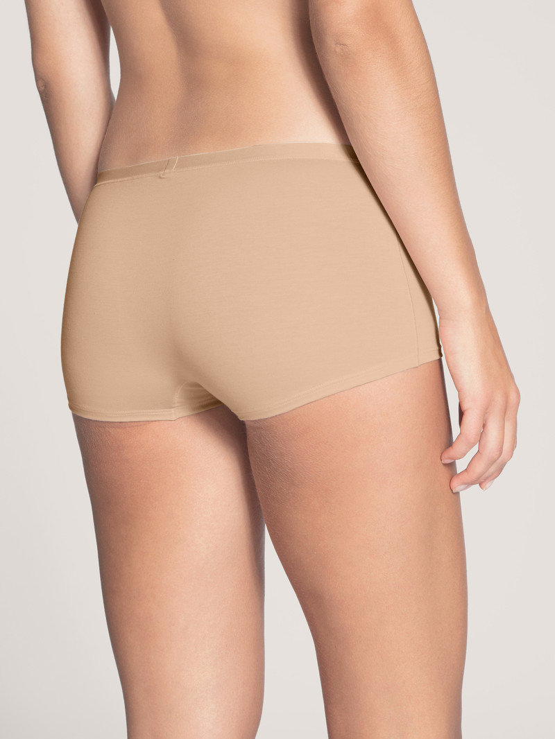 Biancheria Intima Donna Calida Natural Comfort Shorty Regular Cut Rosa | 4806-DUECM