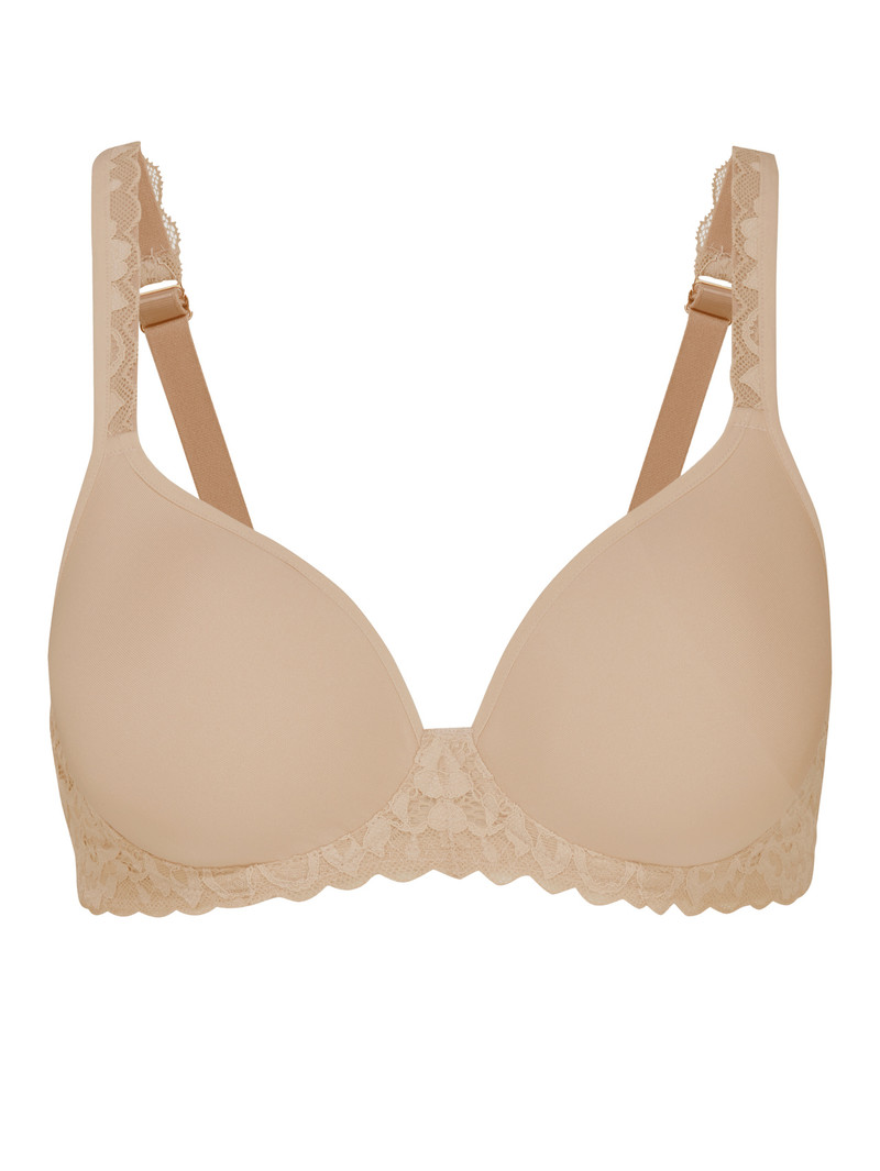 Biancheria Intima Donna Calida Natural Comfort Lace Spacer Bra Rosa | 5682-WSCKT