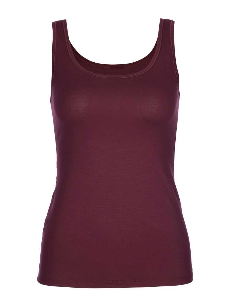 Biancheria Intima Donna Calida Natural Comfort Tank Top Rosse | 2594-JGHDR