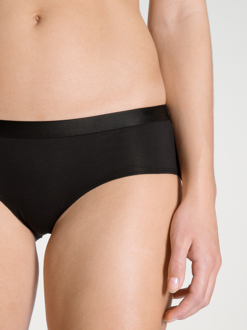 Biancheria Intima Donna Calida Natural Joy Panty Schwarz | 3185-TKLPJ