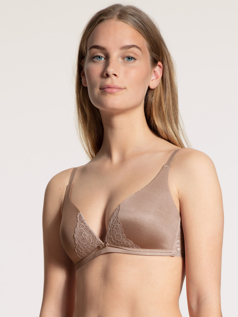 Biancheria Intima Donna Calida Sensual Secrets Soft Bra Almondine | 5839-CMHIB