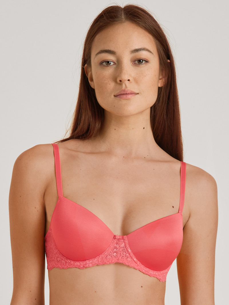 Biancheria Intima Donna Calida Sensual Secrets Underwired T-shirt Bra With Padding Rosa | 9380-BPOAF