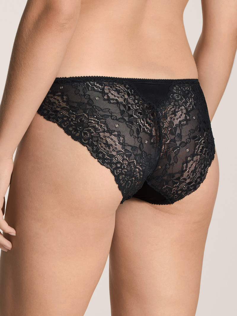 Biancheria Intima Donna Calida Sensual Secrets Brief Schwarz | 0571-LOXVD