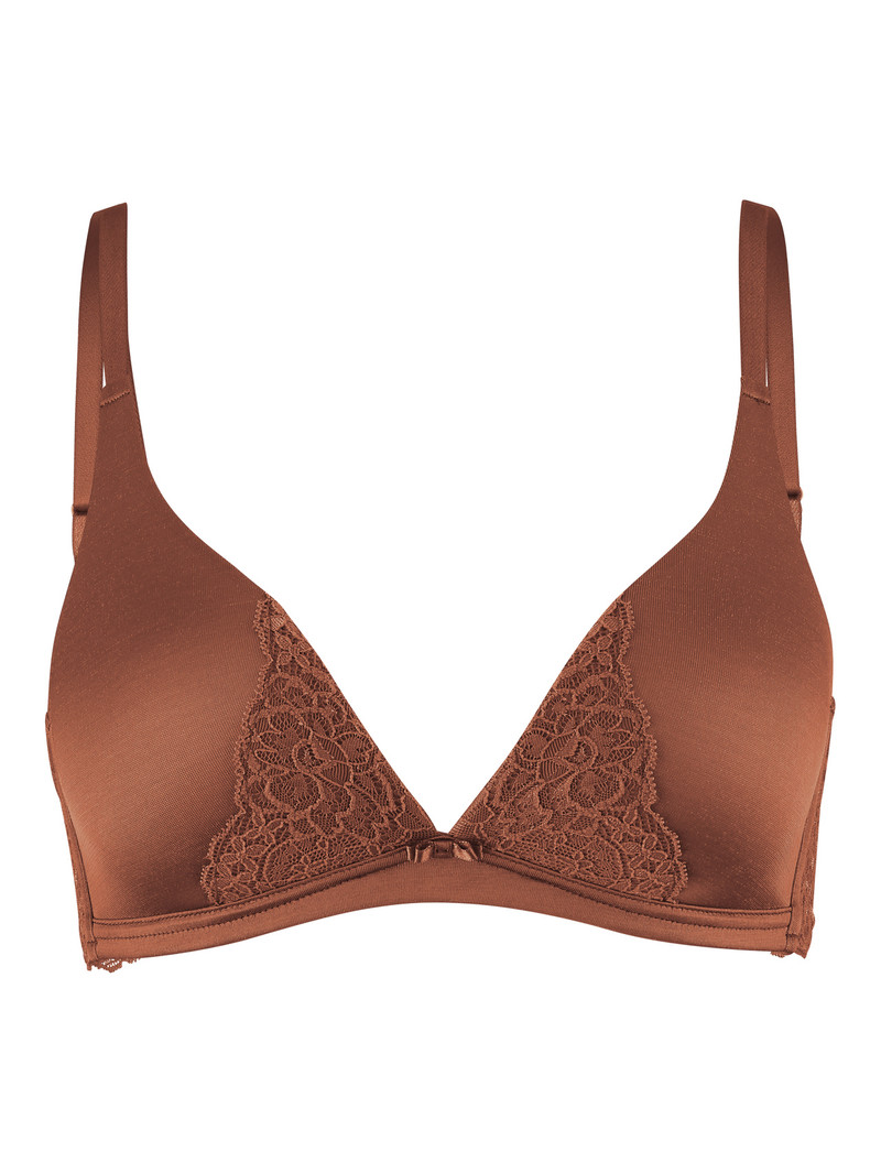 Biancheria Intima Donna Calida Sensual Secrets Soft Bra Ginger Bisquit | 7326-ETLVD