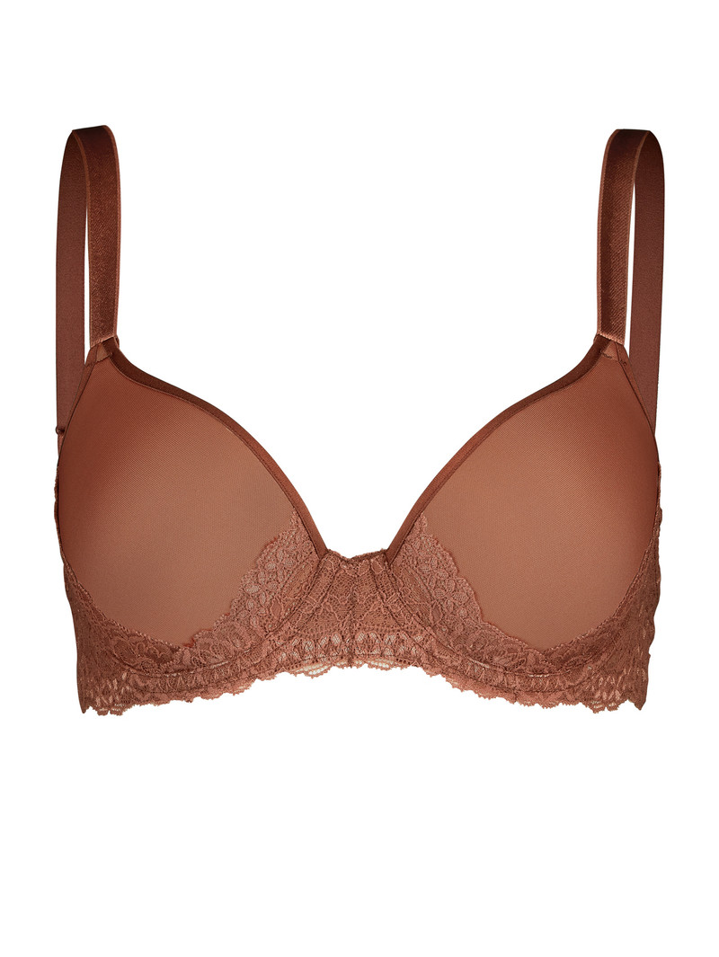 Biancheria Intima Donna Calida Sensual Secrets Spacer Bra Ginger Bisquit | 6084-YPAHC