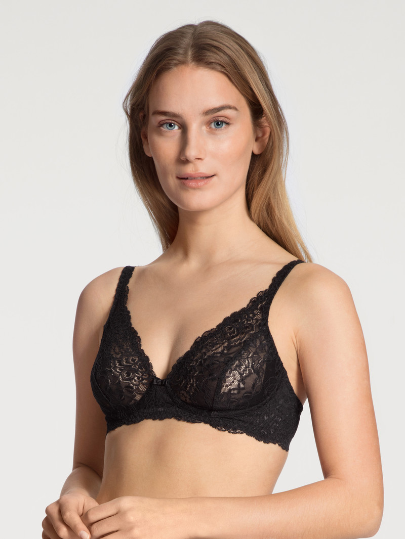 Biancheria Intima Donna Calida Sensual Secrets Soft Non-wired Bra Schwarz | 1023-DFBUC