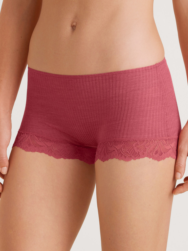 Biancheria Intima Donna Calida Silky Wool Joy Panty Rosse | 5942-WGXPE