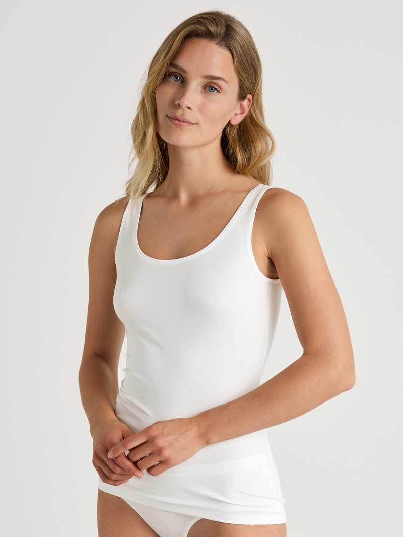 Biancheria Intima Donna Calida Special Tank Top Weiss | 7168-HRKVF