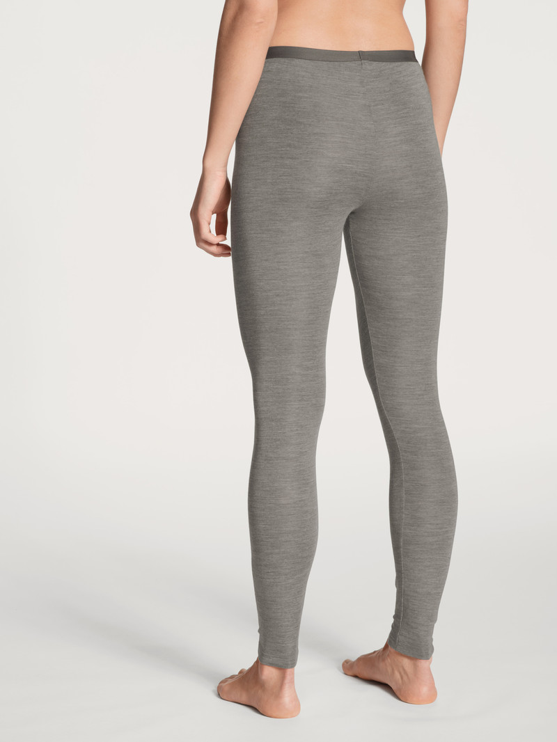 Biancheria Intima Donna Calida True Confidence Leggings Platin Melé_ | 0219-GZYLC