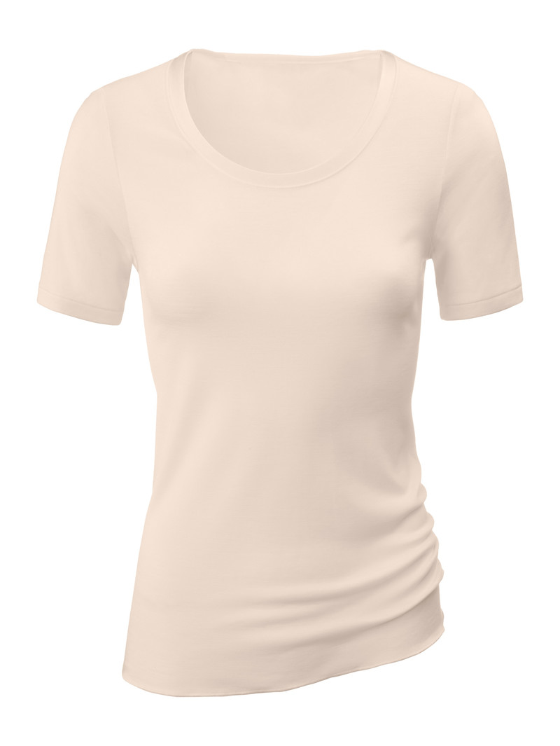 Biancheria Intima Donna Calida True Confidence Shirt Short Sleeve Corallo | 0269-KMYSO