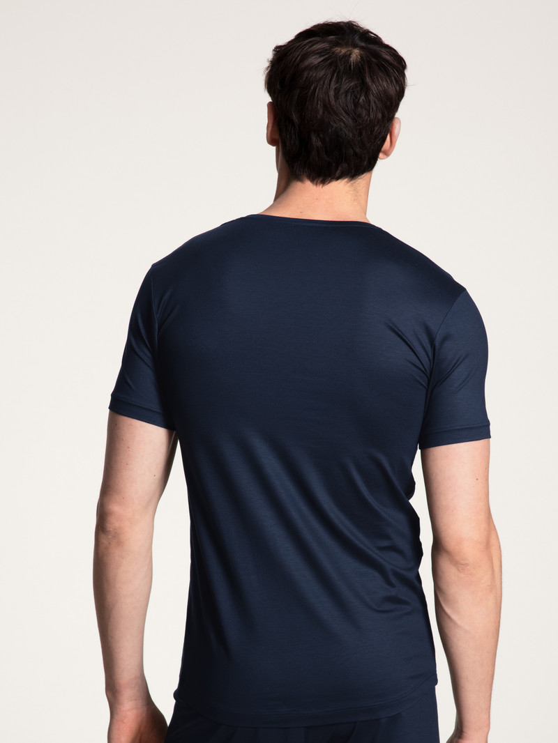 Biancheria Intima Uomo Calida Circular Day T-shirt, Cradle To Cradle Certified® Blu | 1856-PTJAC