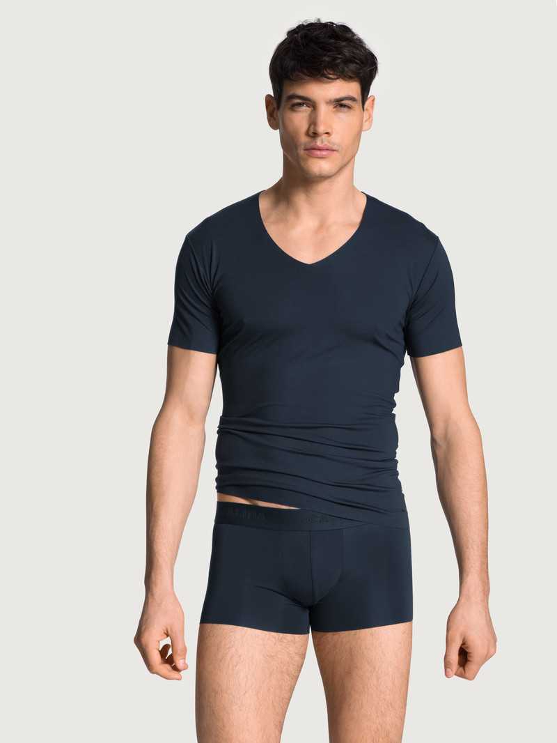 Biancheria Intima Uomo Calida Clean Line V-shirt Corallo | 8023-PZSRC